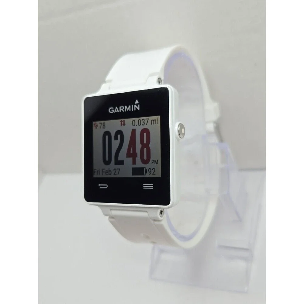 Garmin Vivoactive GPS Smartwatch Fitness Activity Tracker Bluetooth Touch White